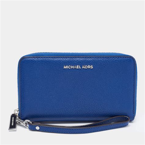 electric blue wallet michael kors|michael kors navy blue wallet.